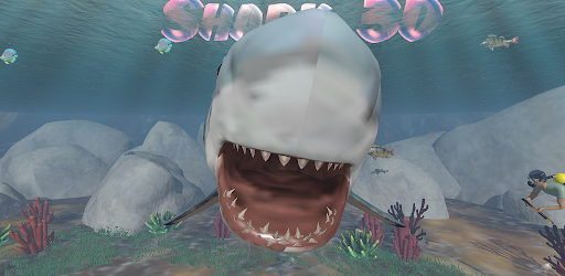 Angry Megalodon Shark 3D