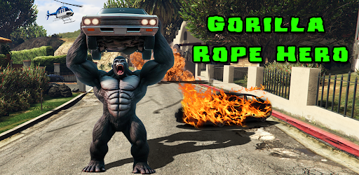 Gorilla Rope Hero Thief City