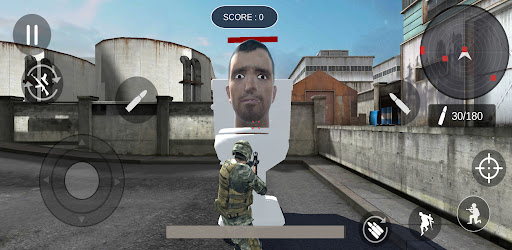 Toilet Monster Rope Game